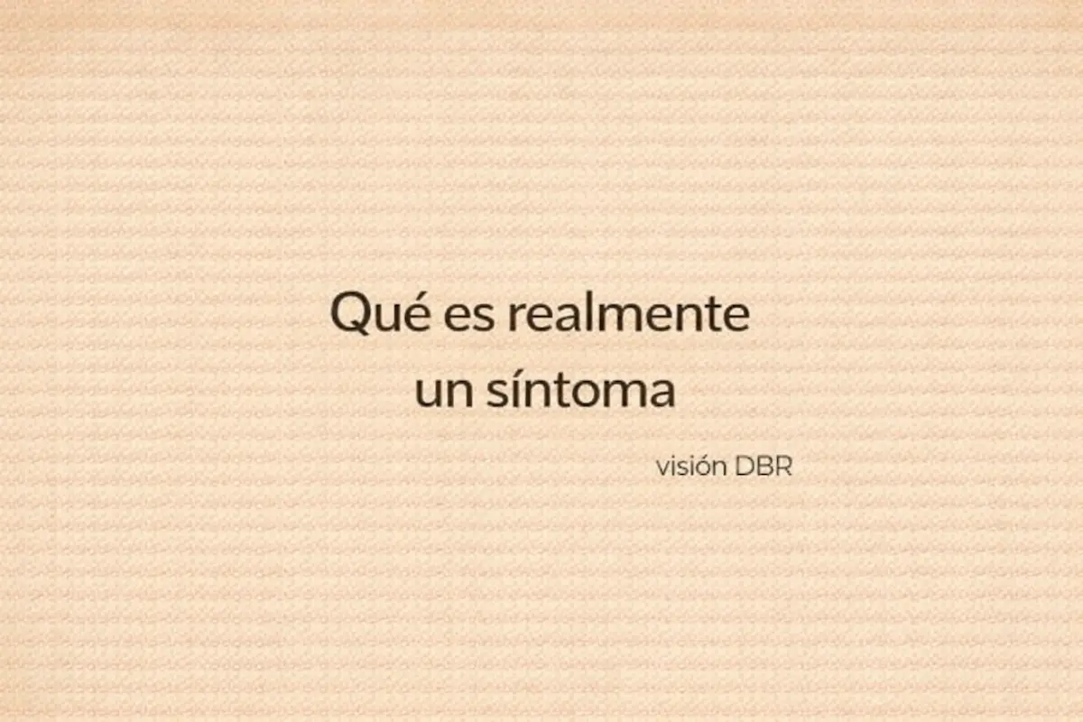 Qué es realmente un síntoma