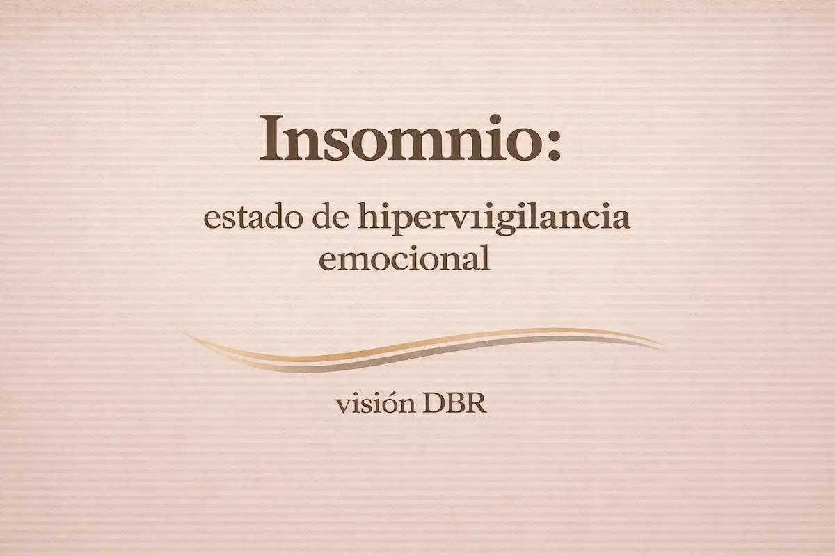 Insomnio estado de hipervigilancia emocional significado del síntoma desde la Descodificación Biológica Reparadora DBR