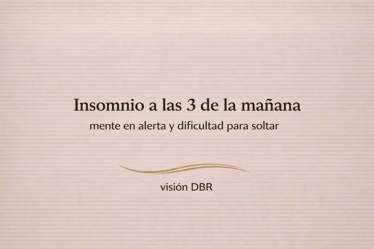 Insomnio a las 3 de la mañana: significado emocional y por qué ocurre