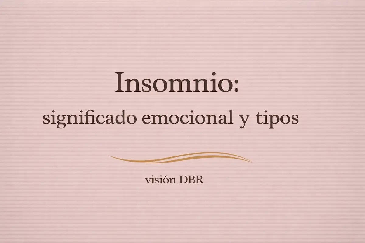 Insomnio: significado emocional y por qué ocurre