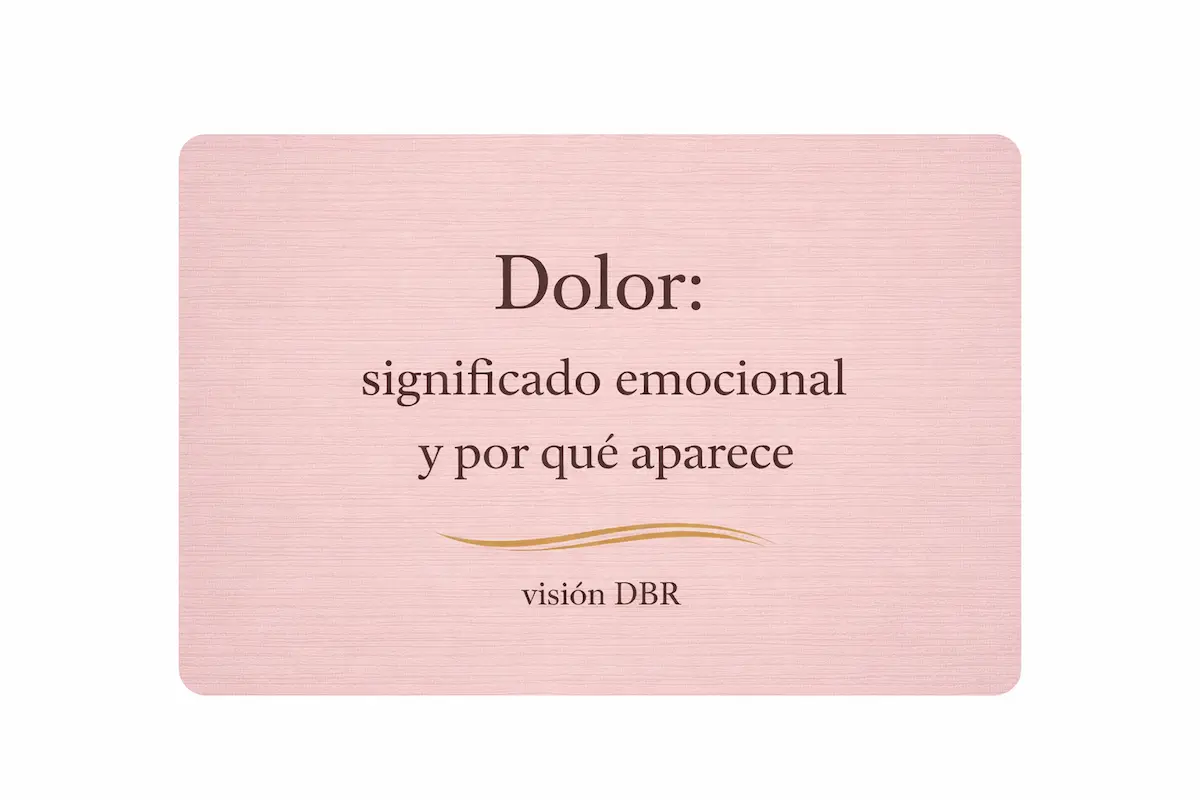Dolor: significado emocional y por qué aparece