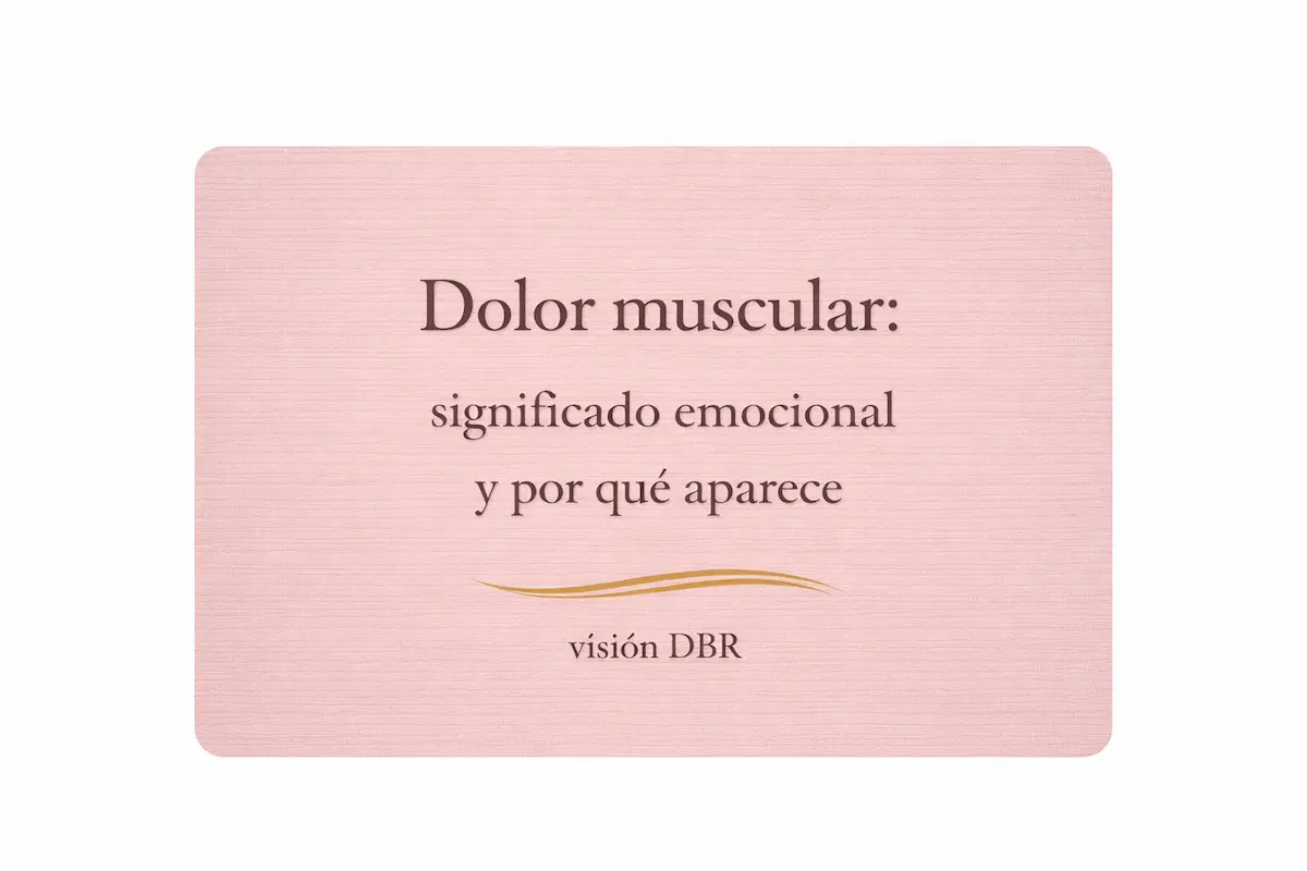 Dolor muscular: significado emocional y por qué aparece